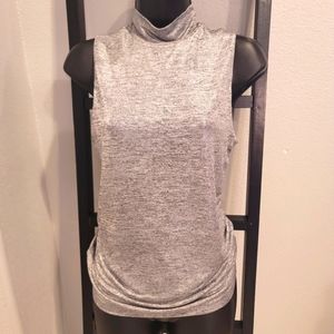 Silver shimmer dressy top